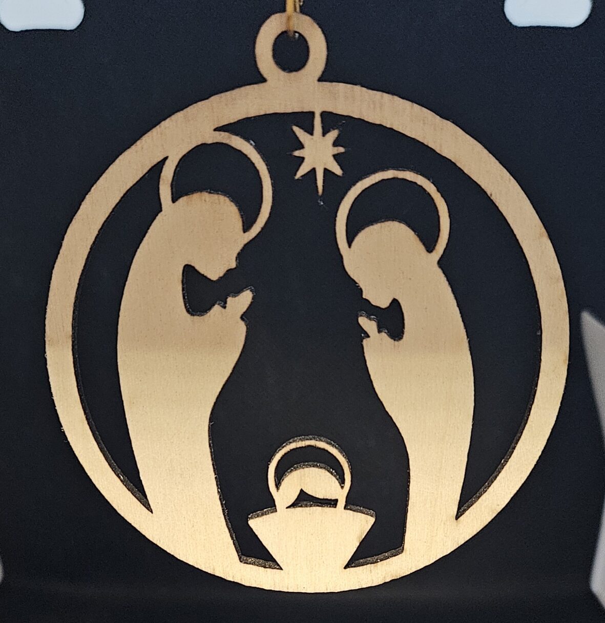 Anhänger Rund Krippe