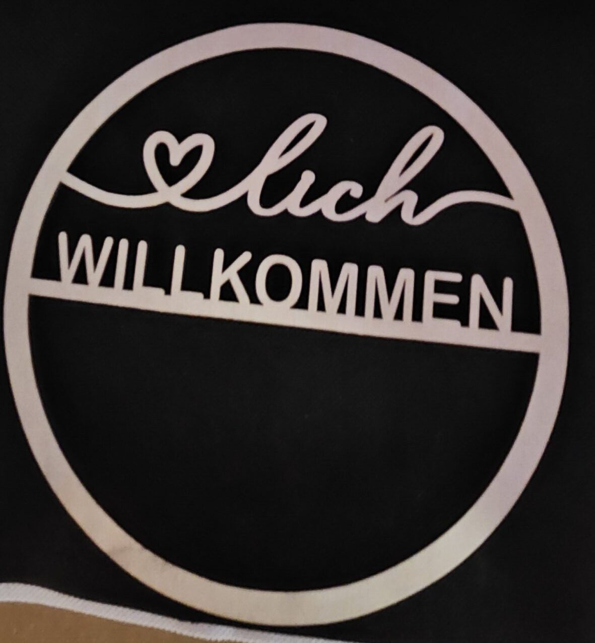 Türschild ohne Haus