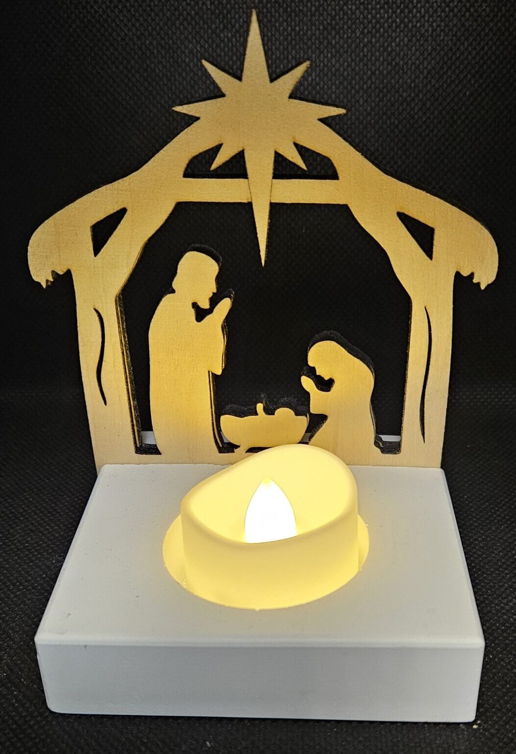 Weihnachtskrippe Einschieber Doppelt