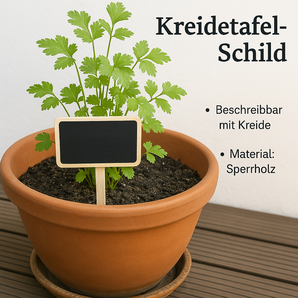 Kreidetafel-Schild – Perfekt für Kräuter & Pflanzen